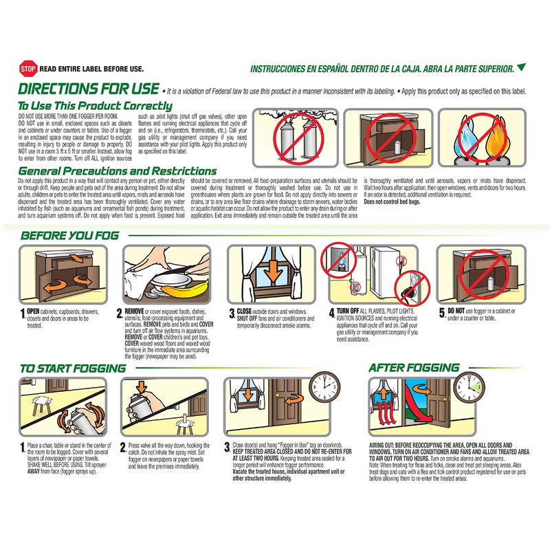 Hot Shot Fogger With Odor Neutralizer, Aerosol, 3/2-Ounce, Pack of