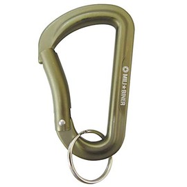 Bohken Club MCB-8 Military Carabiner, 0.3 inch (8 mm), Sand