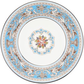 Wedgwood 50102602031 Florentine Turquoise Salad Saucer, 6.1 inches (15.5 cm), Wedding Gift