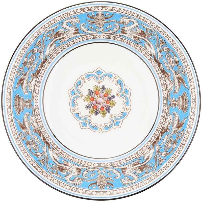 Wedgwood 50102602031 Florentine Turquoise Salad Saucer, 6.1 inches (15.5 cm),