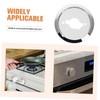 Gadpiparty 5pcs Gas Stove Switch Knob Base Durable Electroplated Cover