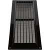 Repa Market 10'' x 3'' Inch (Inside Dimensions) Plastic Black