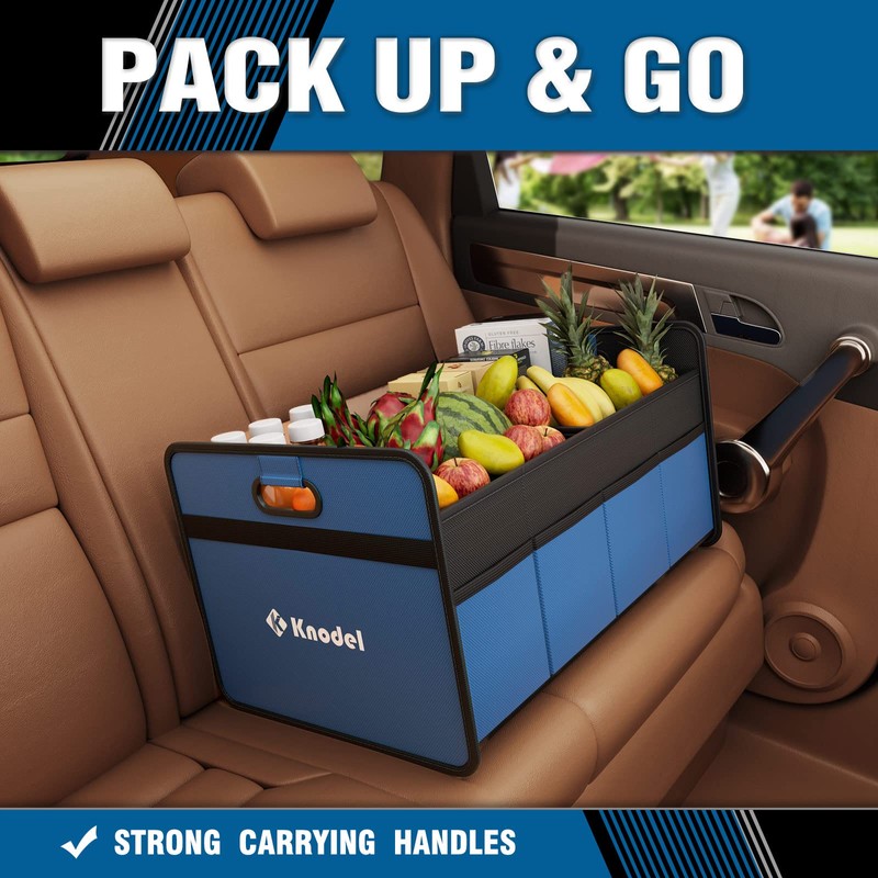 K KNODEL Car Trunk Organizer, Foldable Organizer for Car, Automotive
