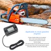 Digital Tach Hour Gauge LCD Display IP68 Waterproof 0‑999999H 0‑30000RPM