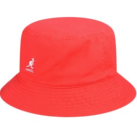 Kangol Unisex Sombrero Pescador De Algodón Lavado Beret Hat, CHERRY GLOW