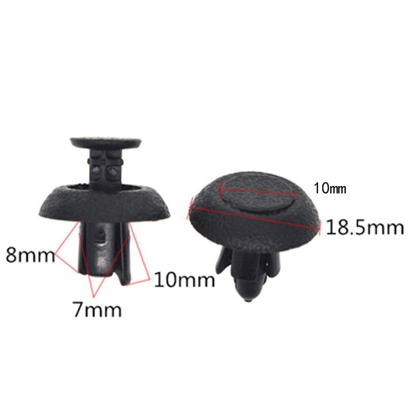 KOZEEY 30pcs Nylon Push Clip Rivet for Toyota Camry Highlander