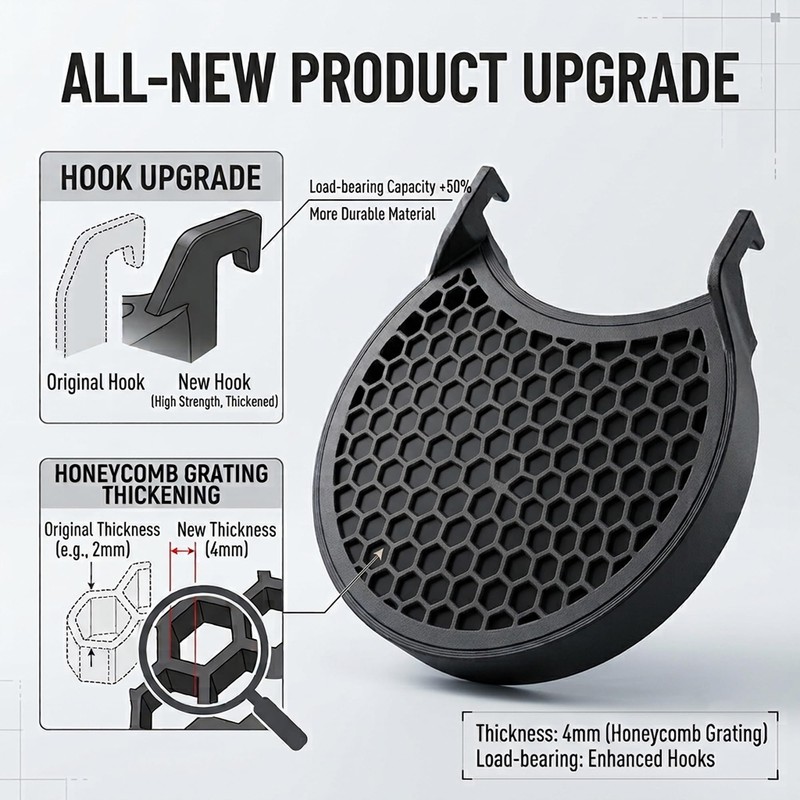 Drip Tray Replacement Compatible with Nespresso Vertuo Plus, Black