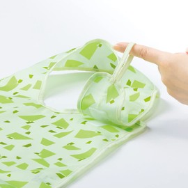 spill-proof meal apron peach free