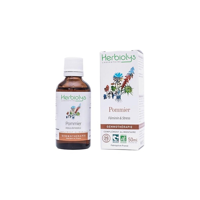 Herbiolys - Organic Apple Bud Macerate | Organic Gemmotherapy |