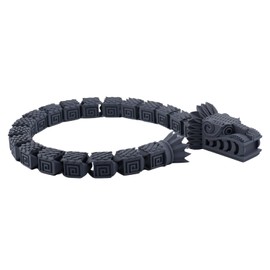 Serpiente Articulada Quetzalcóatl, 40 cm, Juguete Antiestres, Figura Flexible