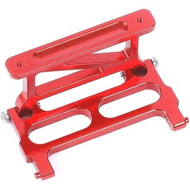 Pothyes SCX24 Rear Body Shell Mount Parts for Axial C10 1/24 RC Crawler Aluminum Upgrades Parts (Red)