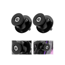 Stand Hook Universal Honda Suzuki Car Rear Stand Hook M8 0.3 inch (8 mm) Bolt Left and Right Set of 2 M8 (Black)