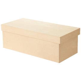 Décopatch - Ref BT019O - Shoe Box - Papier Maché Object to Decorate - 13 x 19 x 13cm - Decorate with Décopatch Papers & PaperPatch Glue, Glitter, Paints