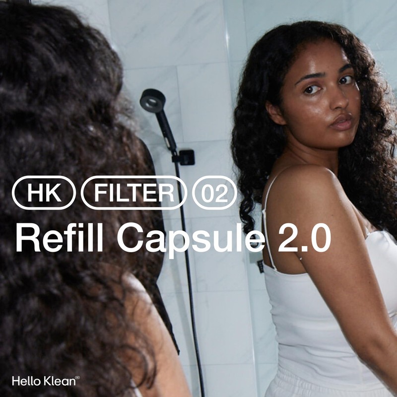 Hello Klean Rain Shower Refill Capsule 2.0 - Compatible with