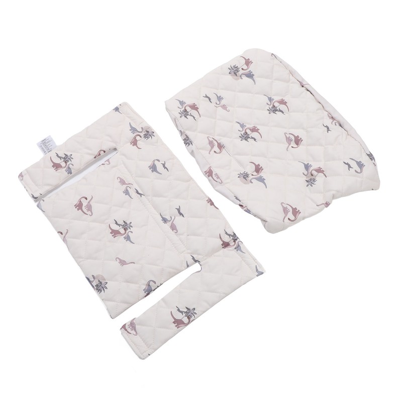 Baby High Chair Cushion Waterproof Nylon Seat and Back Protection