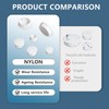White Nylon Plastic Hole Plugs Assorted 13Values 1/4" 5/16" 3/8"