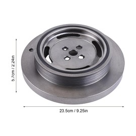 Slakerbe Rubber Vibration Balance Damper, 3915069 3918999 5.9 Cummins Vibration Damper Compatible with Dodge Ram 2500 1998-2002 for Freightliner FC70 FC80 FL50 FL60 FL70 FL80 VP44 24V