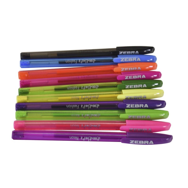 Zebra Pen Doodlerz Gel Stick Pen, Bold Point, 1.0mm, Assorted