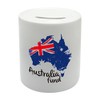 Coralgraph Inc BS074 Australia Fund Novelty Gift Printed Ceramic Piggy