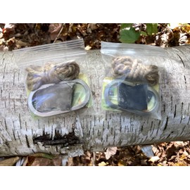 Qty: (2) Sparking Hardened Flint and Steel Strikers/Includes 2 Free English Flints