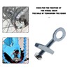 12 mm adjustable chain wheel tensioner with screws for e-bike.