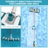 POOLWHALE Professional 1-1/2-Inch x 40-Feet Swimming Pool Vacuum Hoses and