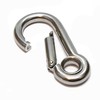 PRIOstahl Carabiner Hook with Thimble Chain Link - 7 x