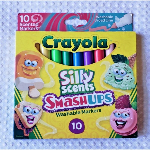 Crayola Silly Scents Smashups Washable Markers 10 Count