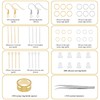 2000Pcs Earring Making Kit, Hypoallergenic Earring Findings Earring Making Supplies