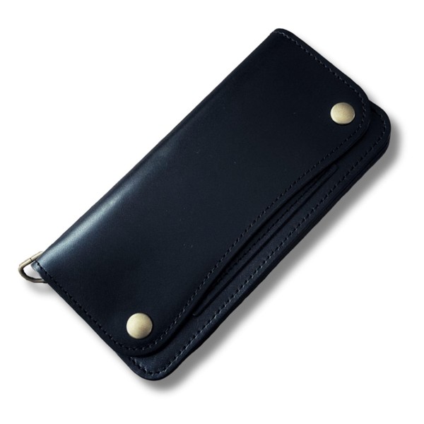 hik0009 Trucker Wallet Tochigi Leather, Made in Japan, Genuine Leather,