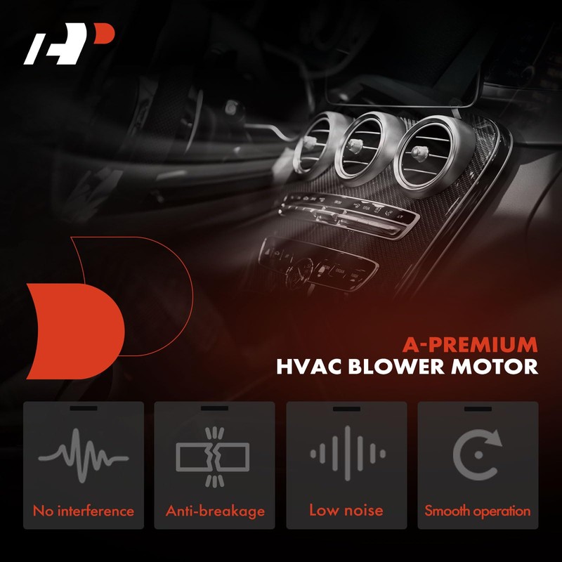 A-Premium HVAC Blower Heater Motor with Fan Cage Compatible with