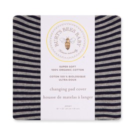 Burt's Bees Baby - Changing Pad Cover, 100% Organic Cotton Changing Pad Liner for Standard 16" x 32" Baby Changing Mats