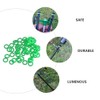 BESPORTBLE Pack of 100 Tent Stakes Ring Plastic Lights Peg