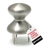 Swissmar Stainless Steel Cheese Holder - 3-Prongs Hold Cheese in