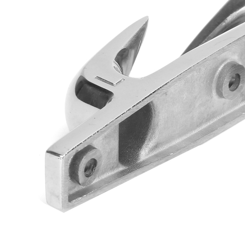 118mm/4.6in Bow Chock Stainless Steel Hollow Fairlead Anchoring Mooring Cleats