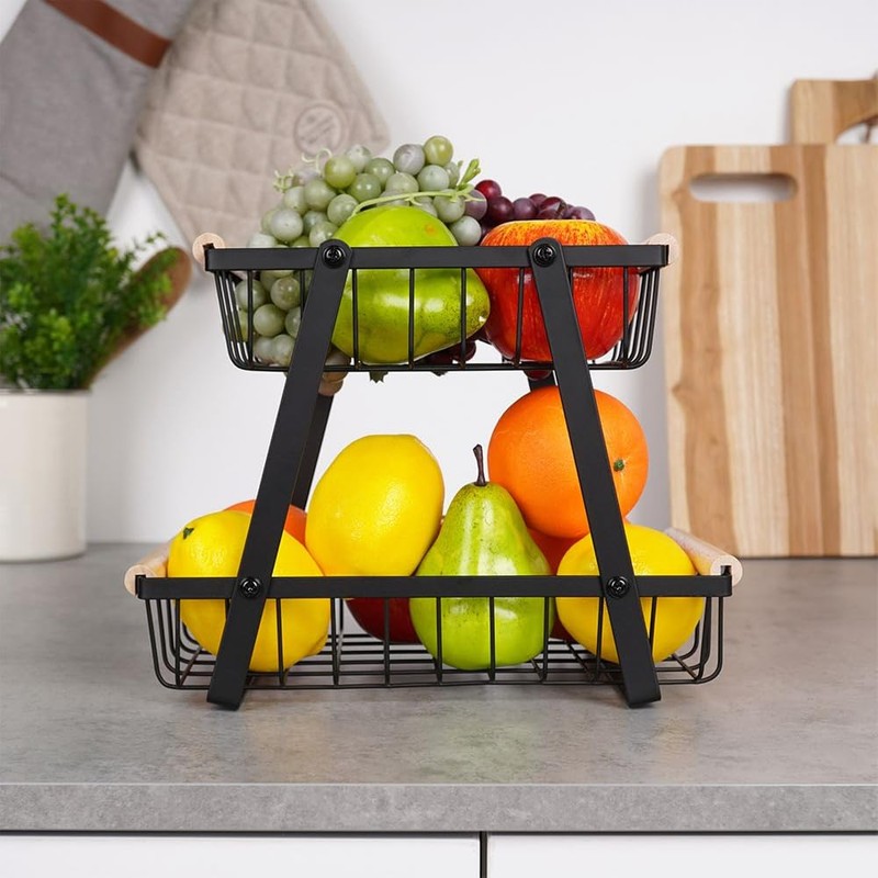 Vilde Storage Basket Fruit Basket Vegetable Basket Metal Basket Wire