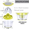 Drizom Citrus Lemon Orange Juicer Manual Hand Squeezer with Built-in