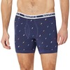 Nautica Men's Cotton Stretch 3-Pack Boxer Briefs, Aero Blue/Bright Blue/Sail
