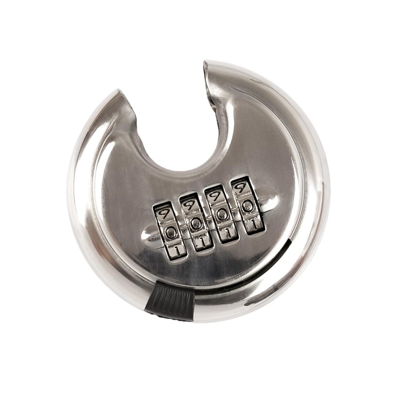 HMF 3502-09 - 5 x Discus Padlock, 4 Digits Combination