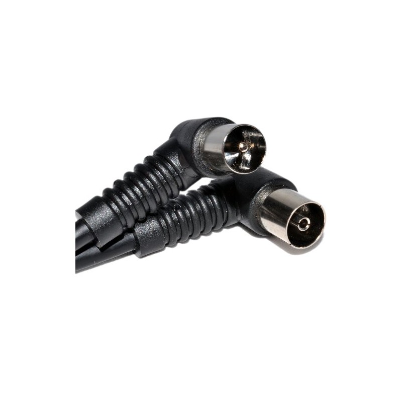kenable RF Fly Lead Right Angle Plug - Socket Coax