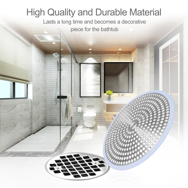 LEKEYE Shower Drain Hair Catcher | Strainer | Shower Stall