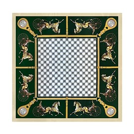 Large Silk Like Satin Scarf Neck Head Wrap 35 Inch Square (09 Carriage Green)