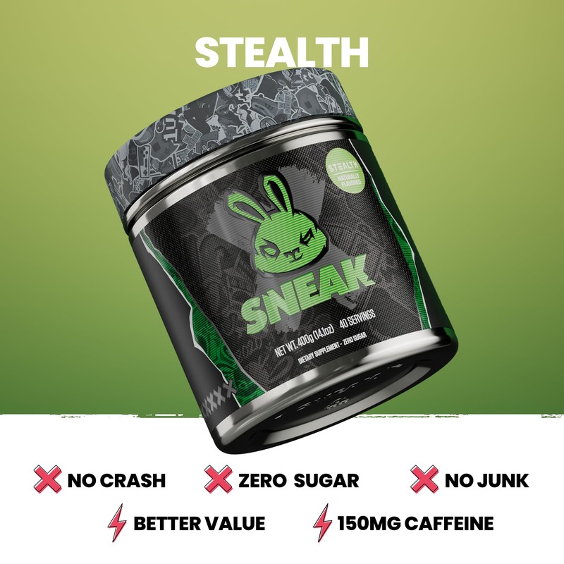SNEAK Energy Drink Powder | Stealth | No Sugar. No