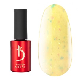 kodi professional Cover Base Flake 7ml. manicure Color Camouflage Gel LED/UV Nail Coat Soak Off (Cover Base Flake 14, 7ml)