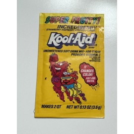 Kool-Aid Vintage 90s Kool-Aid Super Fruity Incrediberry Flavor Packet NOS