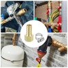 sourcing map 2pcs Brass Hose Barb Fittings, 1/2" Barb x