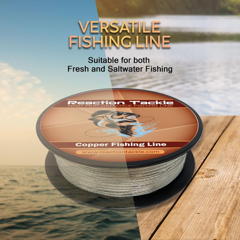 Reaction Tackle Copper Trolling Wire - Copper Fishing Line -