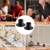 Apsvwys 2 Pcs Black Candlestick Holders, Taper Candle Holders for