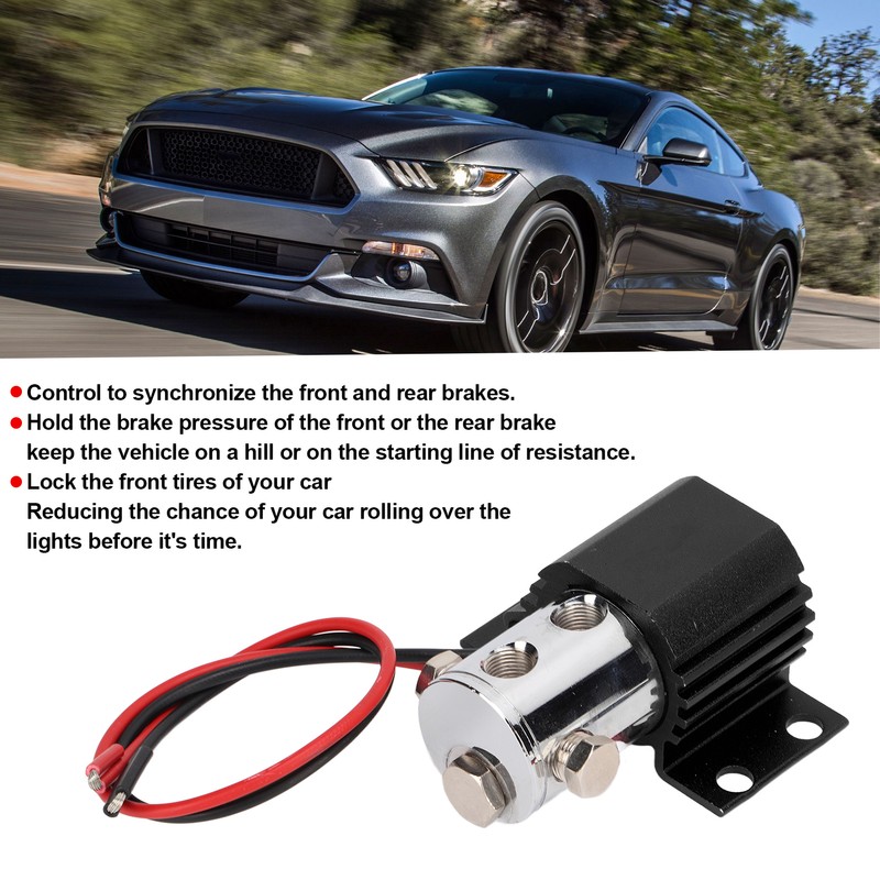 Universal Front Brake Line Lock Kit Electric Roll Control Solenoid