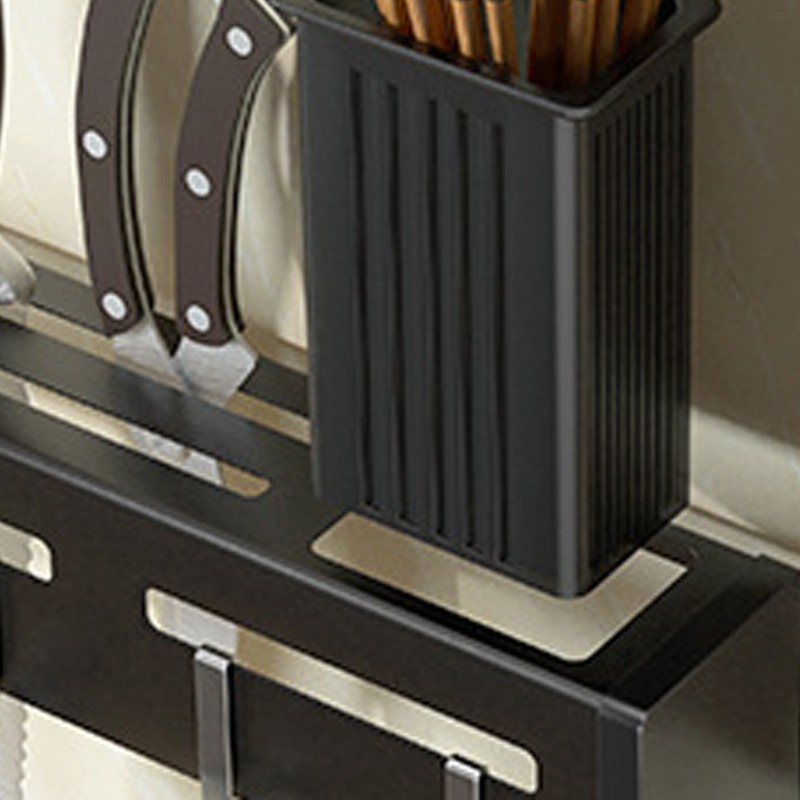 Wall Mounted Knives Holder Hanging Multi Functional Stainless Steel No